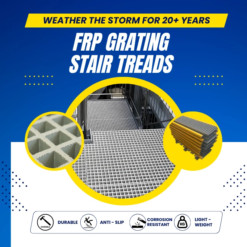 FRP Grating Stair Treads