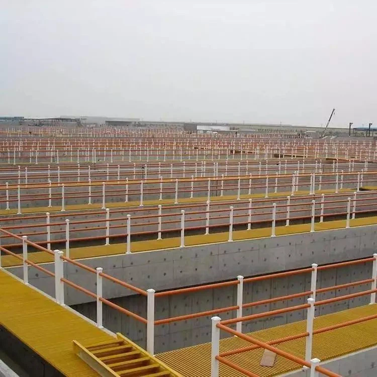 FRP grating used in chemical plants and marine environments FRP grating used in chemical plants and marine environments